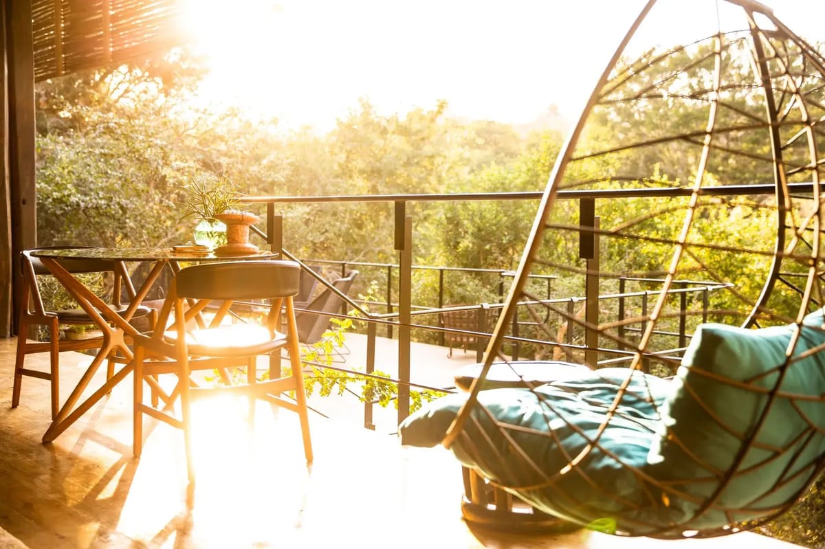 Singita Sweni Lodge deck view