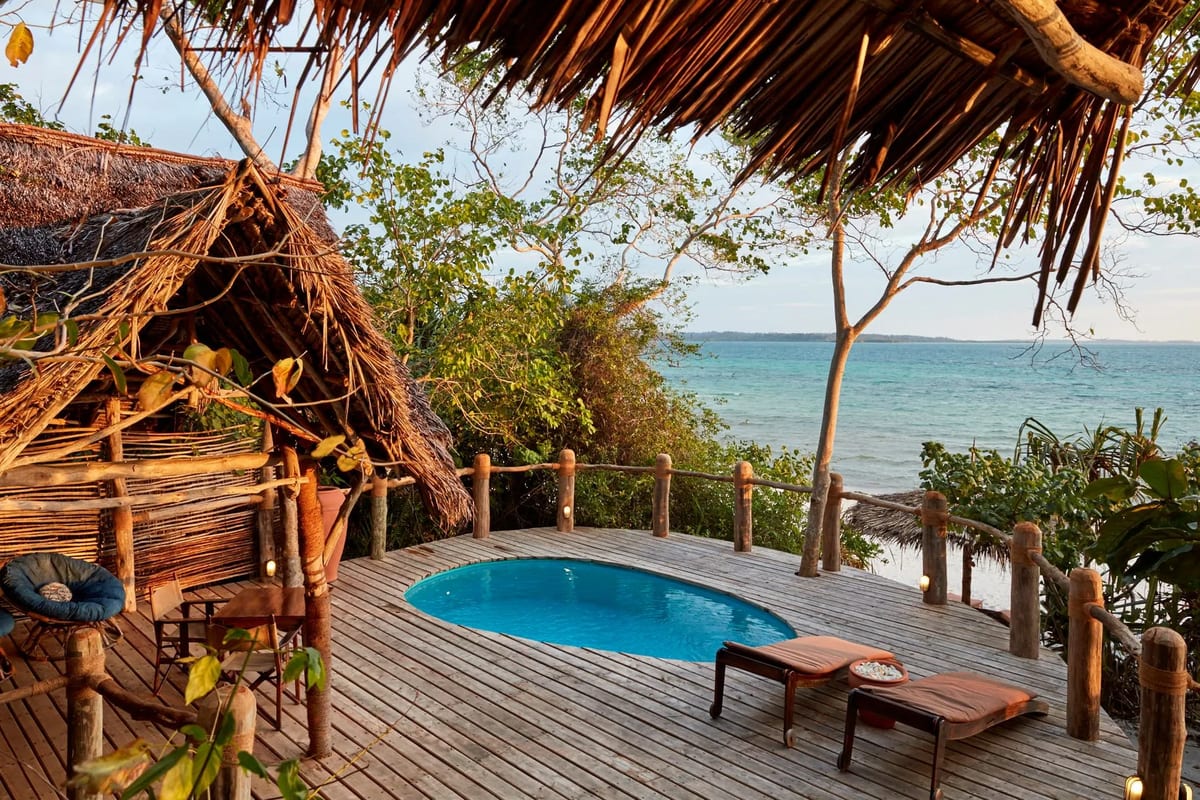 Pemba Island Fundu Lagoon Deck swimming pool view