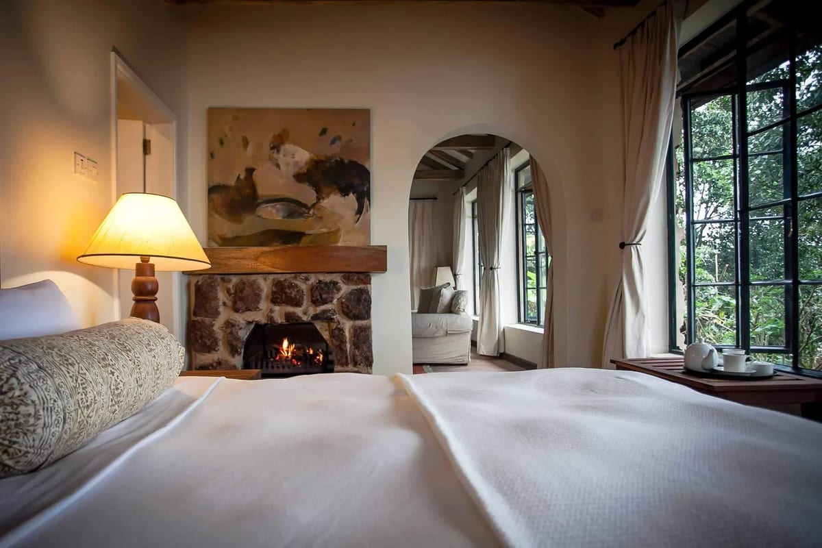 uganda clouds mountain gorilla lodge room