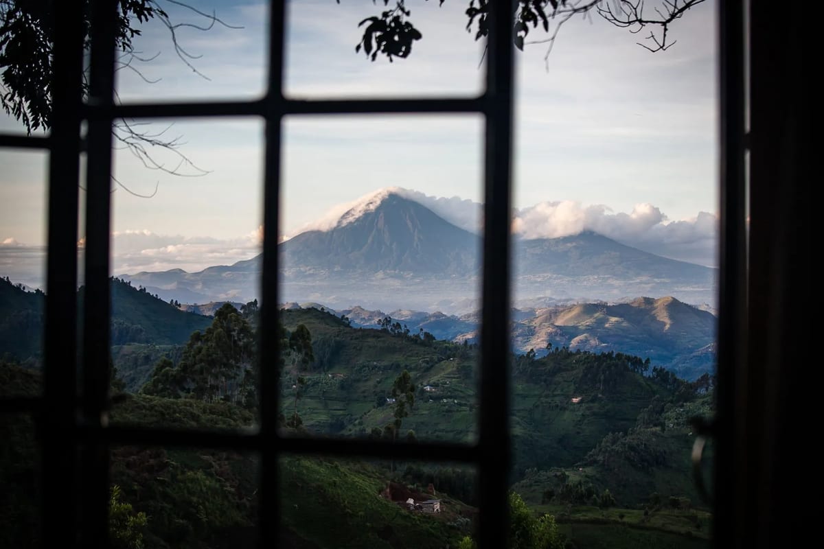 uganda clouds mountain gorilla lodge mountain view