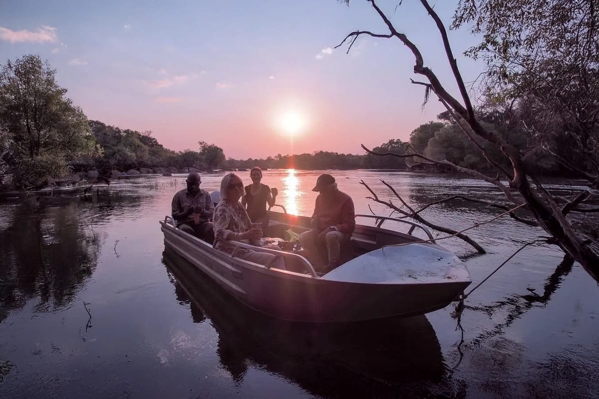 Kafue River Lodge boat cruise